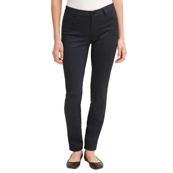 NEW Karl Lagerfeld Women's Ponte Pant  | Grey Pattern - Picture 1 of 7